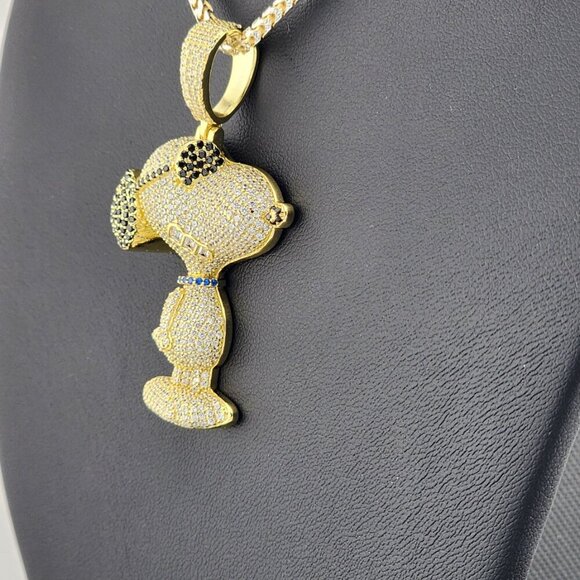 Sterling Silver 925 Snoopy Pendant Necklace – Classic Peanuts Character Jewelry - Picture 6 of 9